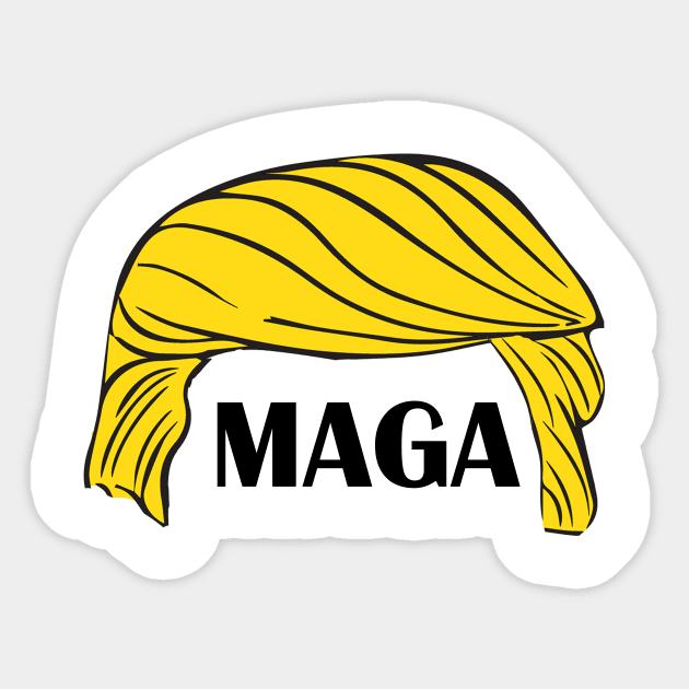 Trump maga Sticker by PSdesigns